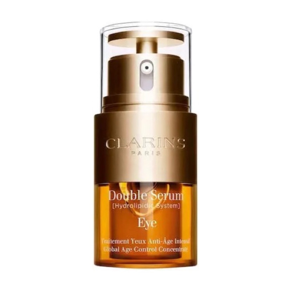 New in Box Clarins DOUBLE SERUM® Eye Firming & Hydrating Anti-Aging Concentrate
